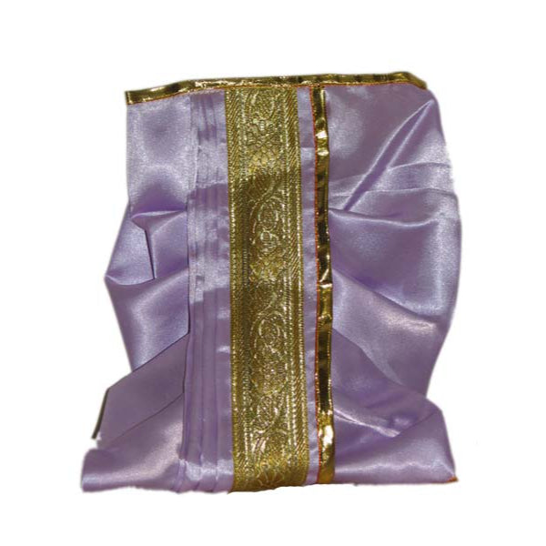 Panchakacham | Satin with Jari Border Panchakajam for Deity/ Assorted Colour