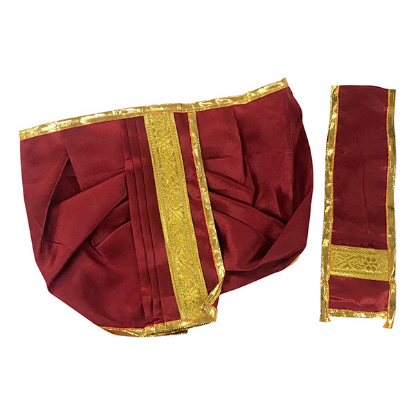 Panchakacham | Satin with Jari Border Panchakajam for Deity/ Assorted Colour