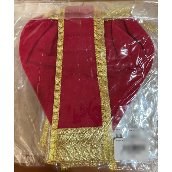 Panchakacham | Satin with Jari Border Dhoti/ Panchakajam for Deity/ Assorted Colour