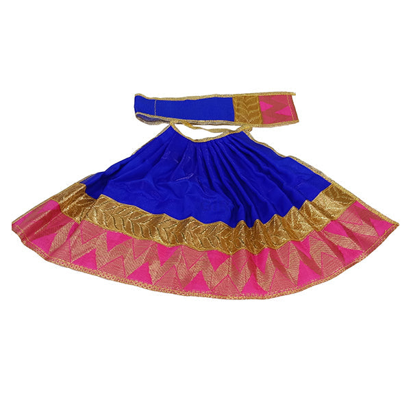 Amman Pavadai | Lehenga Patka/ Devi Poshak/ Satin Mata Dress for Deity/ Assorted Colour