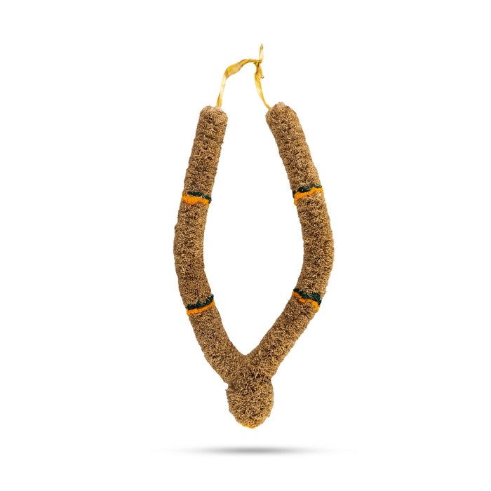 Vetiver Garland - 2 Feet | Vettiver Malai/ Vetti Veru Garland For Deity Decoration And Auspicious Pooja