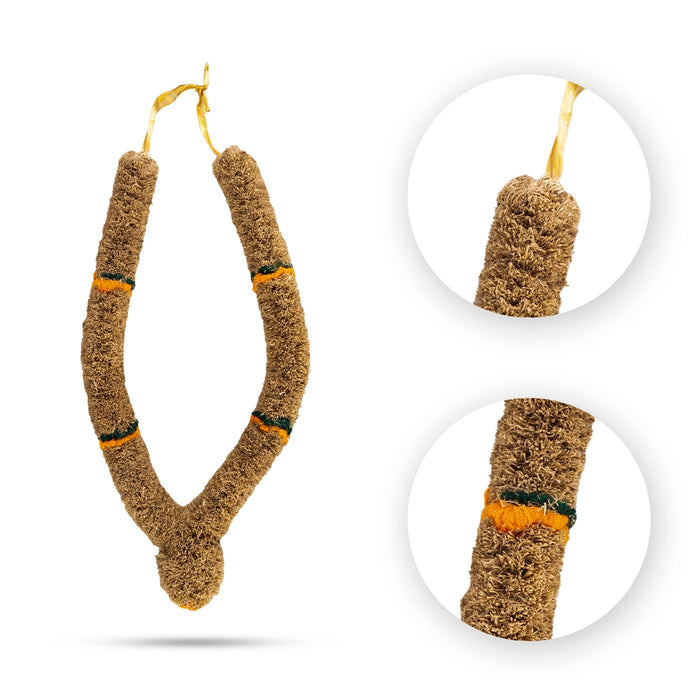 Vetiver Garland - 2 Feet | Vettiver Malai/ Vetti Veru Garland For Deity Decoration And Auspicious Pooja