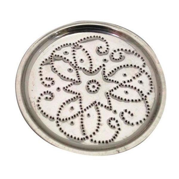 Kolam Plate | Steel Kolam Stencil/ Muggu Stencil for Home Decor