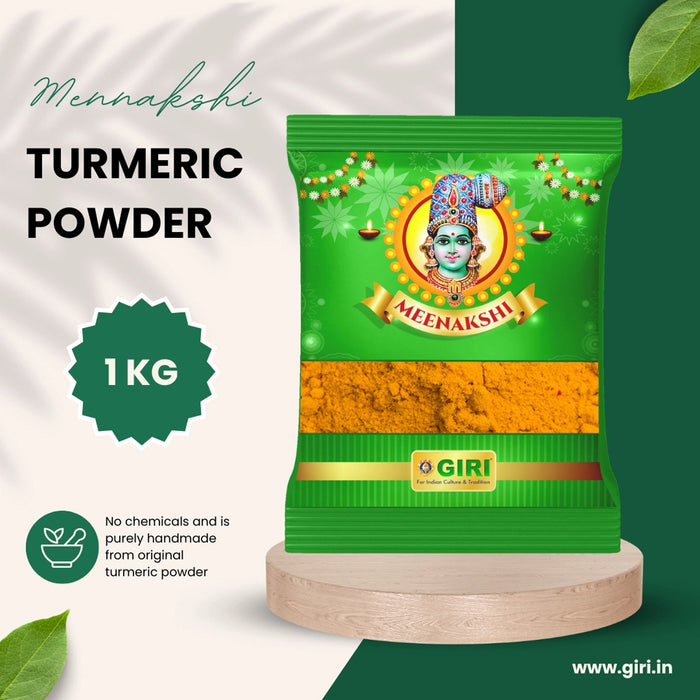 Giri Turmeric Powder - 1 Kgs | Haldi Powder/ Curcumin Powder for Pooja