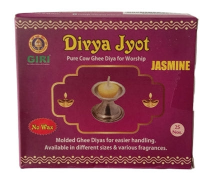 Giri Divya Jyot Cow Ghee Diya | Ghee Batti/ Ghee Wicks for Pooja