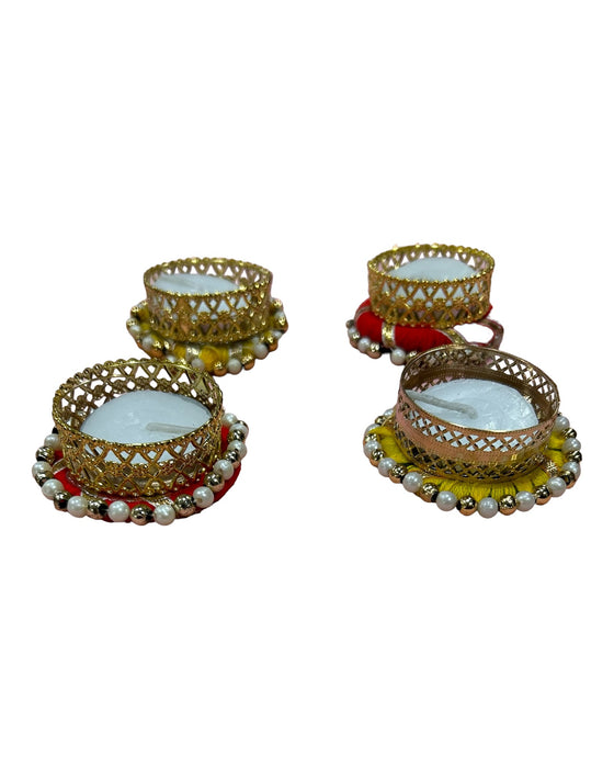 Rangoli candle holder