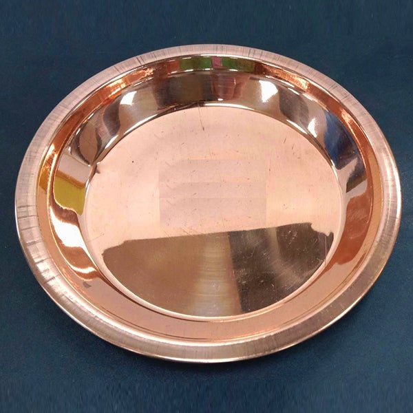 Copper Plate | Thali Plate/ Pooja Plate for Home