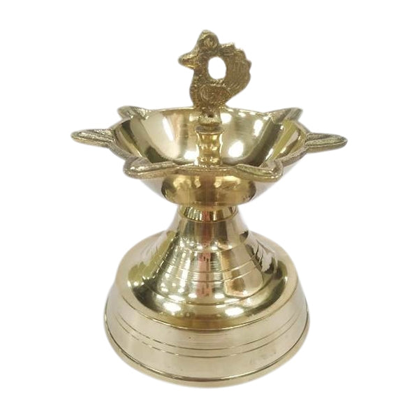 Brass Lamp | 7 Face Vilakku/ Brass Diya/ 7 Face Lamp for Pooja