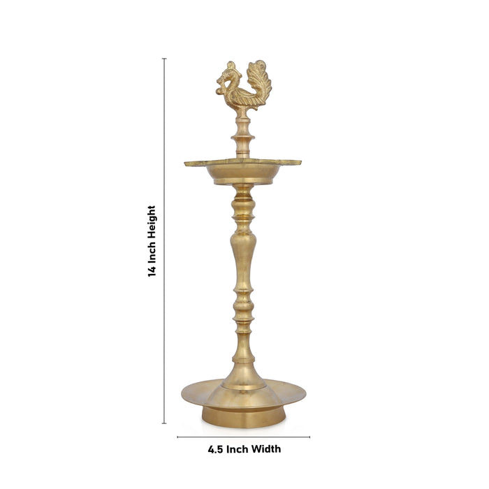 Brass Lamp | Brass Kuthu Vilakku/ Brass Diya/ Brass Deepam for Pooja