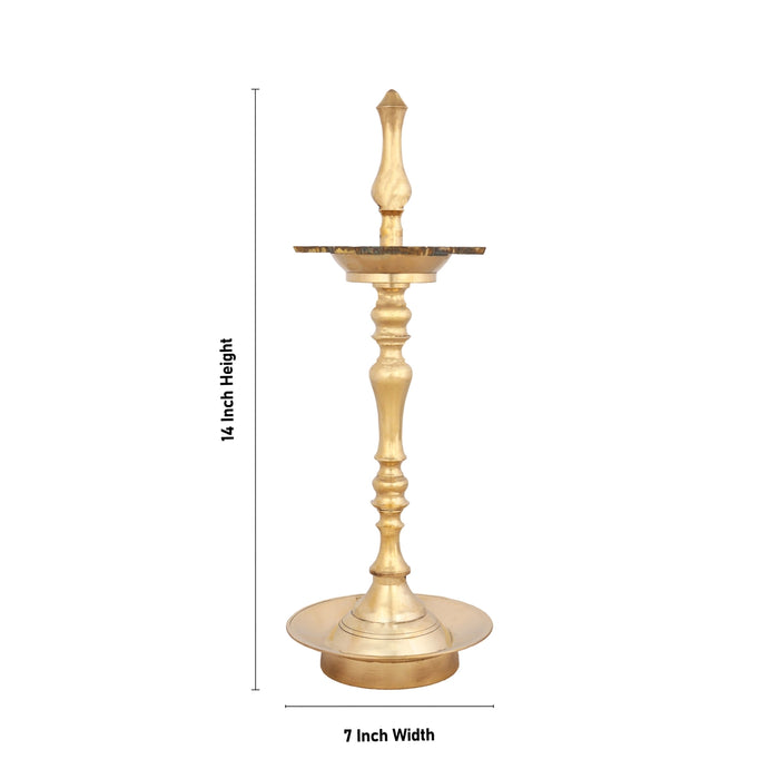Brass Lamp | Brass Kuthu Vilakku/ Brass Diya/ Brass Deepam for Pooja