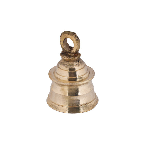 Brass Kavadi Bell - 2.5 Inches | Door Bell/ Hanging Bell for Puja Room/ 85 Gms Approx