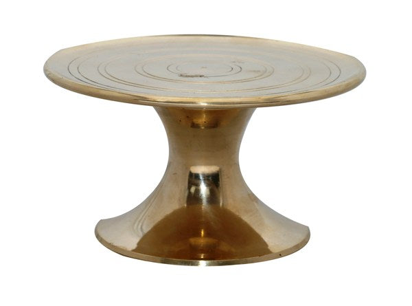 Brass Mukkali - 2.25 Inches | Puja Asan/ Deity Stand for Puja/ 400 Gms