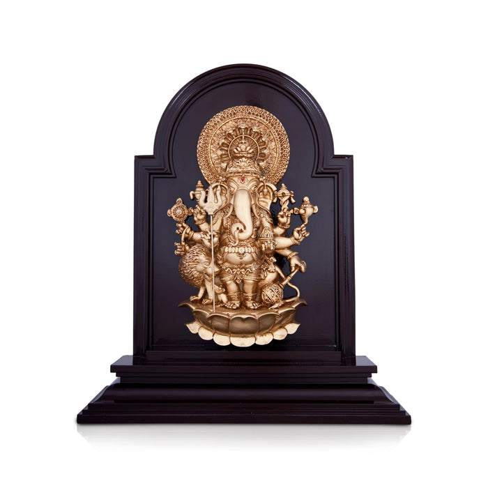 Subha Drishti Ganapathi Statue - 13 x 11 Inches | Polyresin Idol/ Ganesha Idol for Home