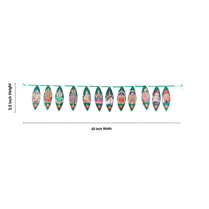 Thoranam - 5.5 x 40 Inches | Plastic Toran for Home Decor