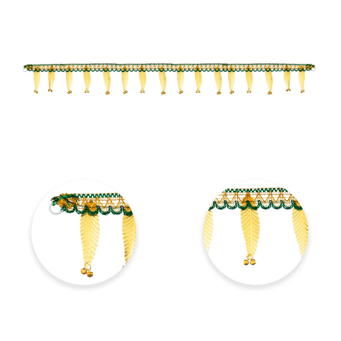 Neem Leaf Toran – 25 Inches | Plastic Thoranam for Home Decor