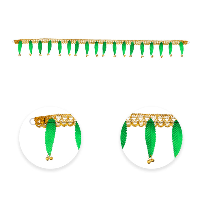 Neem Leaf Toran – 25 Inches | Plastic Thoranam for Home Decor