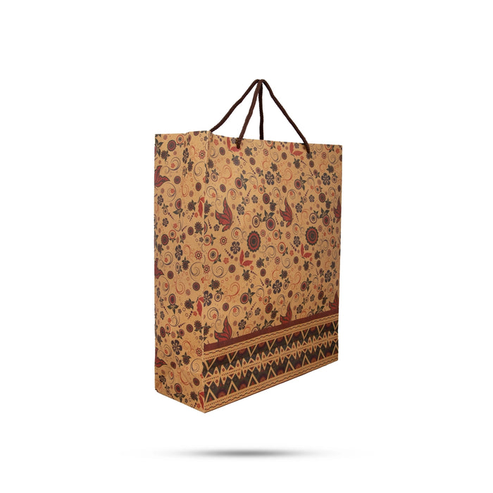 Paper Bag - 10.25 x 12.5 x 4 Inches | Gift Bag/ Carry Bag for Wedding