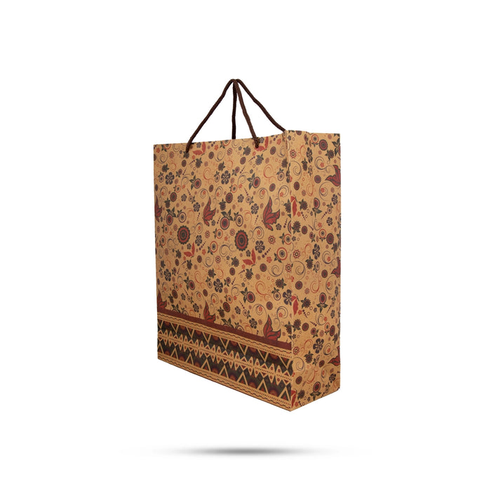 Paper Bag - 10.25 x 12.5 x 4 Inches | Gift Bag/ Carry Bag for Wedding