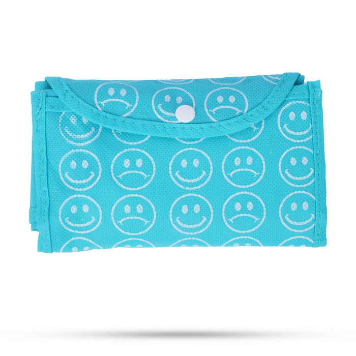 Folding Bag - 3 x 7 Inches | Foldable Travel Bag/ Foldable Tote Bag for Women/ Assorted Colour