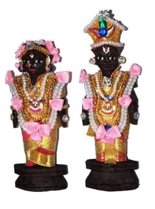 Decorative Marapachi Bommai Pair | Wooden Statue/ Kalyana Madisar Marapachi Doll for Home Decor