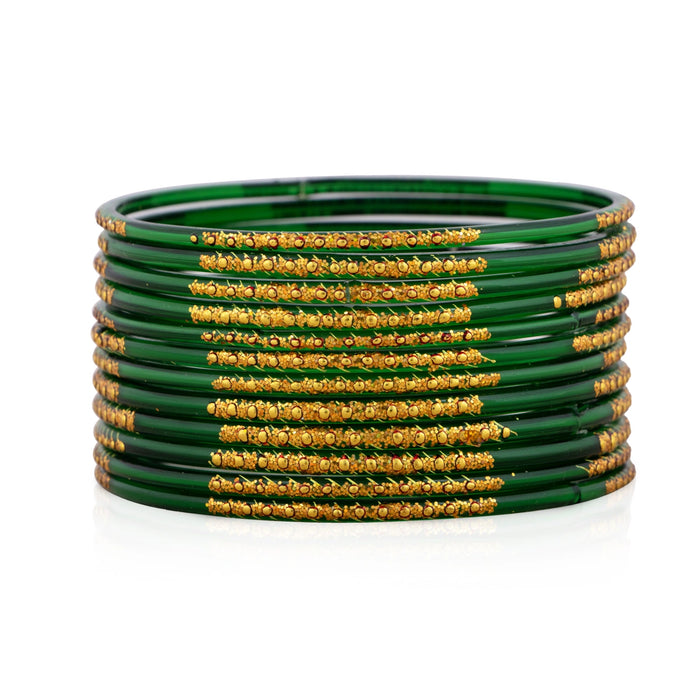 Glass Bangles | Glass Chudi/ Glass Kada/ 2 Dozen/ Lahthi for Women/ Assorted Colour