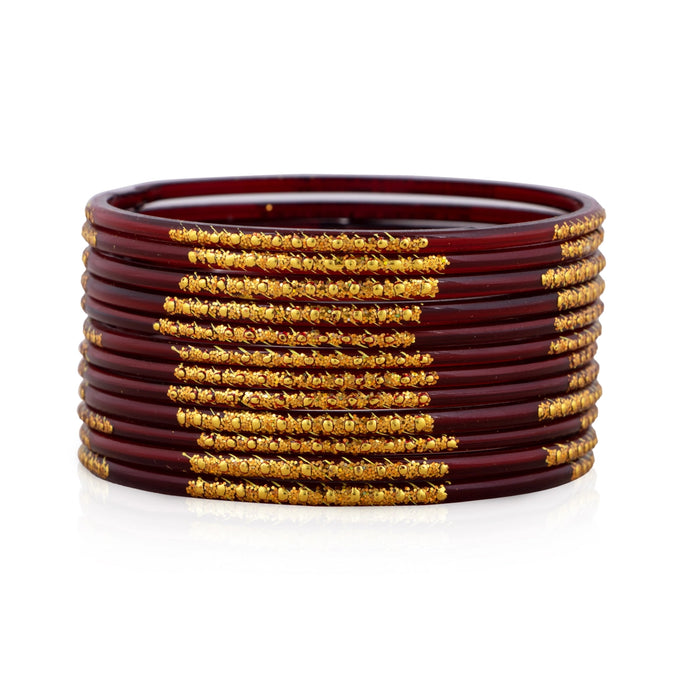Glass Bangles | Glass Chudi/ Glass Kada/ 2 Dozen/ Lahthi for Women/ Assorted Colour