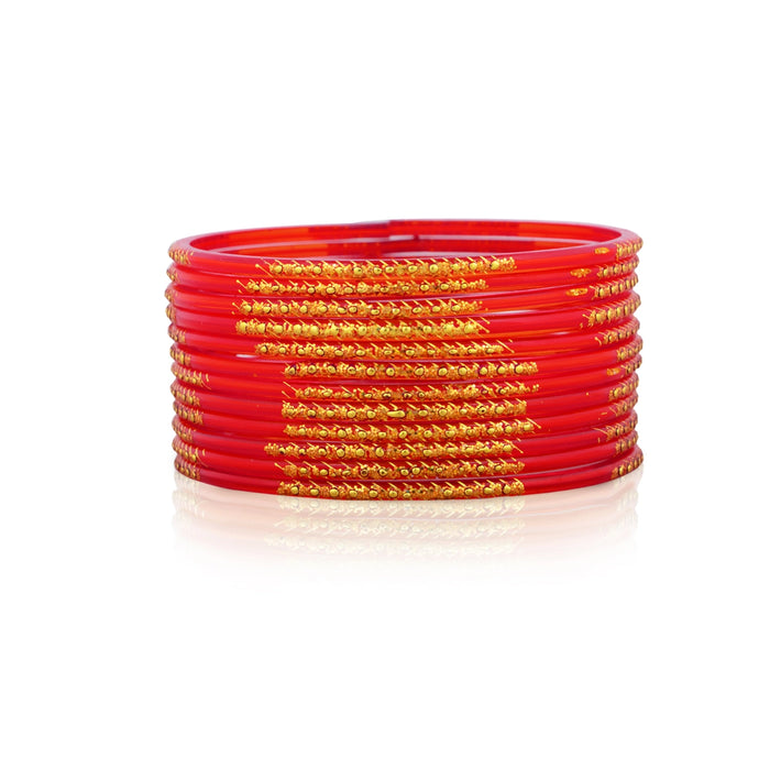 Glass Bangles | Glass Chudi/ Glass Kada/ 2 Dozen/ Lahthi for Women/ Assorted Colour