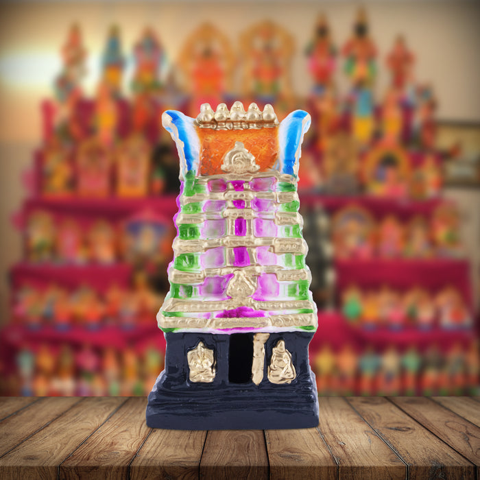 Gopuram Clay Golu Bommai | Giri Golu Doll/ Navaratri Golu Bomma/Gombe/Bommai