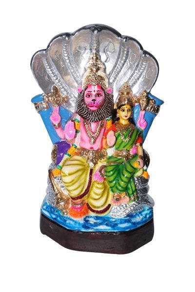Lakshmi Narasimhar Paper Mache Golu Bommai | Giri Golu Doll/ Navaratri Golu Bommai/ Gombe/ Bommai
