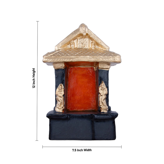 Ayyappan Pooja Clay Golu Bommai Set - 12 x 7.5 Inches | Giri Golu Doll/ Navaratri Golu Bomma/Gombe/Bommai