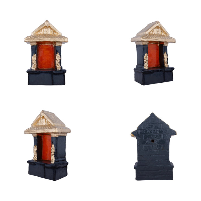 Ayyappan Pooja Clay Golu Bommai Set - 12 x 7.5 Inches | Giri Golu Doll/ Navaratri Golu Bomma/Gombe/Bommai