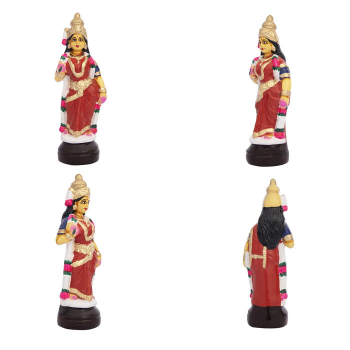 Ramar Clay Golu Bommai Set - 9 x 3.5 Inches | Giri Golu Doll/ Navaratri Golu Bomma/Gombe/Bommai