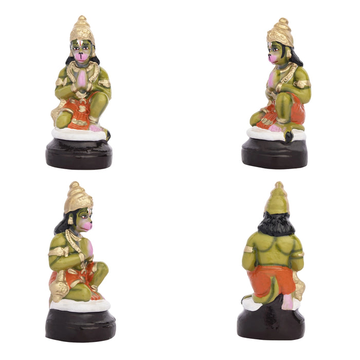 Ramar Clay Golu Bommai Set - 9 x 3.5 Inches | Giri Golu Doll/ Navaratri Golu Bomma/Gombe/Bommai