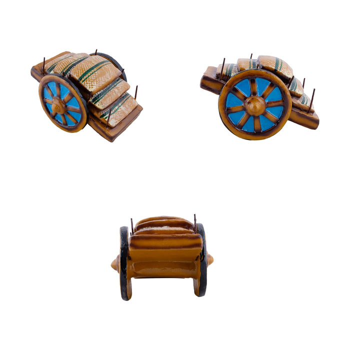 Vivasayam Clay Golu Bommai Set - 5.5 x 8 Inches | Giri Golu Doll/Navaratri Golu Bomma/Gombe/Bommai