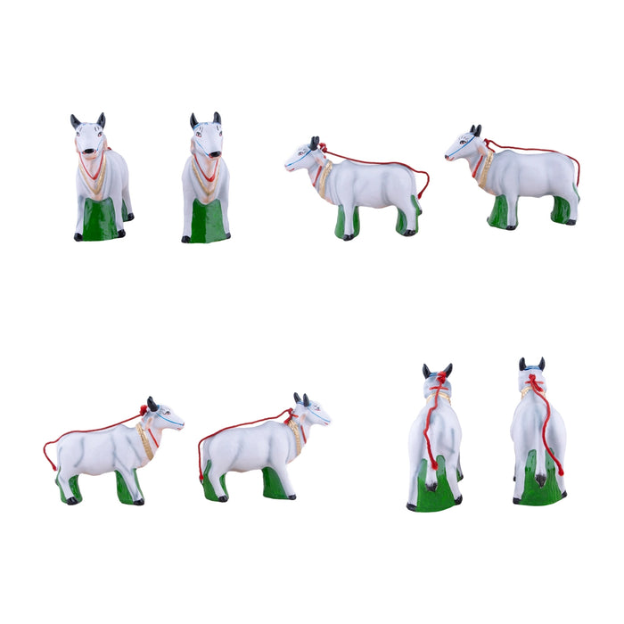 Vivasayam Clay Golu Bommai Set - 5.5 x 8 Inches | Giri Golu Doll/Navaratri Golu Bomma/Gombe/Bommai