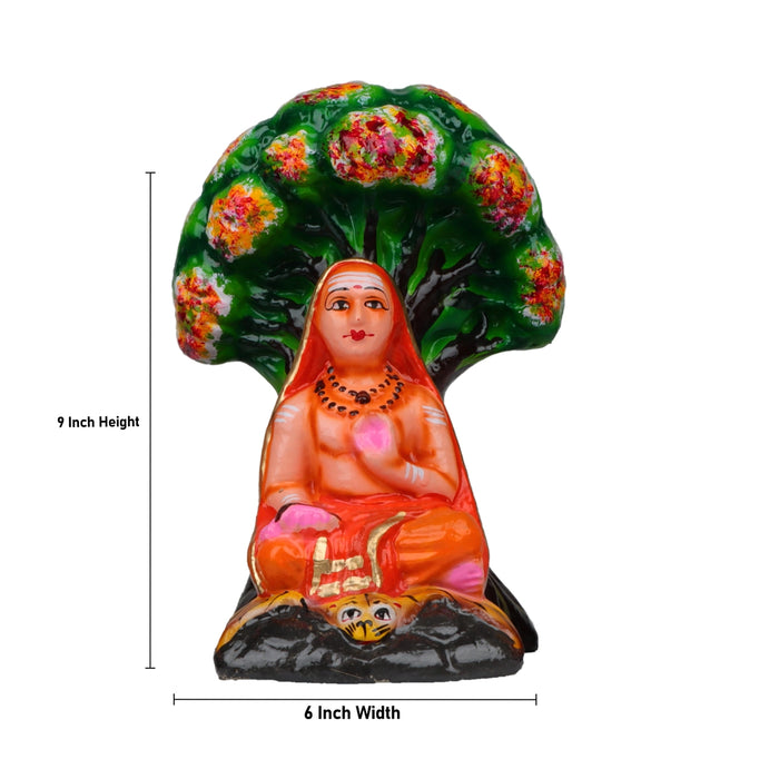 Adi Shankara Clay Golu Bommai Set - 9 x 6 Inches | Giri Golu Doll/ Navaratri Golu Bomma/Gombe/Bommai