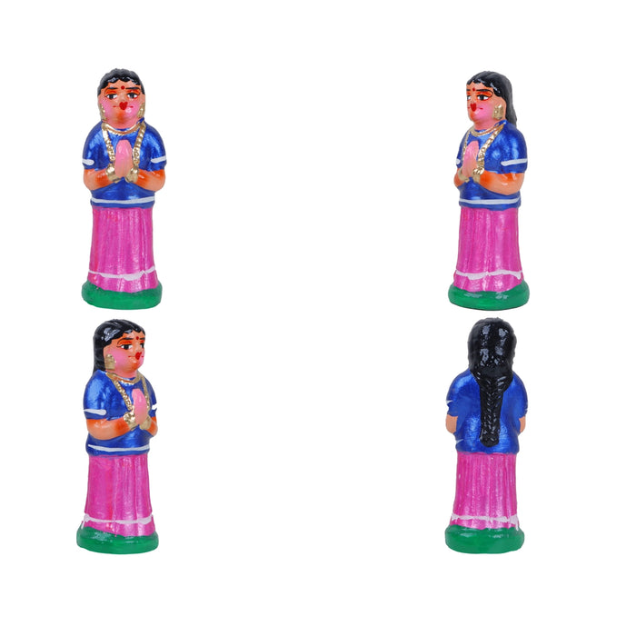 Dhanvantari Murti Clay Golu Bommai Set - 12 X 7.5 Inches | Navratri Gombe/ Golu Doll For Navaratri Decor