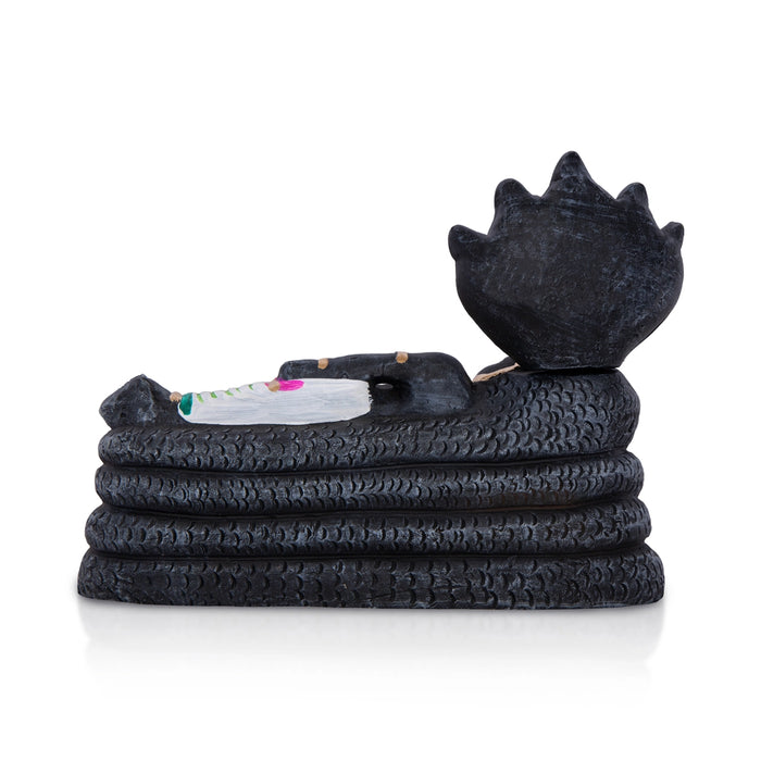 Sri Ranganathar Statue Clay Golu Bommai - 7 X 9 Inches | Navratri Gombe/ Giri Golu Doll For Navaratri Decor