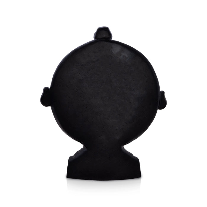 Sri Chakrathazhwar Clay Golu Bommai - 9 X 7.5 Inches | Navratri Gombe/ Giri Golu Doll For Navaratri Decor