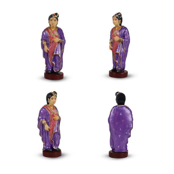 Ponniyin Selvan Clay Golu Bommai Set - 9 x 4.5 Inches | Giri Golu Doll/ Navaratri Golu Bomma/Gombe/Bommai