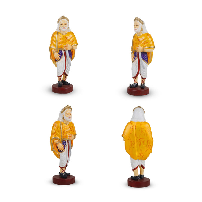 Ponniyin Selvan Clay Golu Bommai Set - 9 x 4.5 Inches | Giri Golu Doll/ Navaratri Golu Bomma/Gombe/Bommai