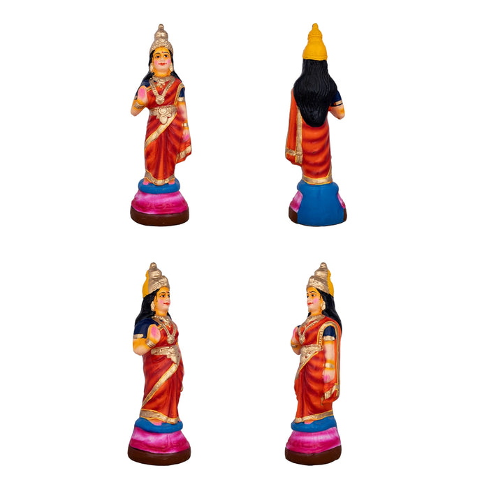 Ramar Clay Golu Bommai Set - 13 x 4 Inches | Giri Golu Doll/ Navaratri Golu Bomma/Gombe/Bommai