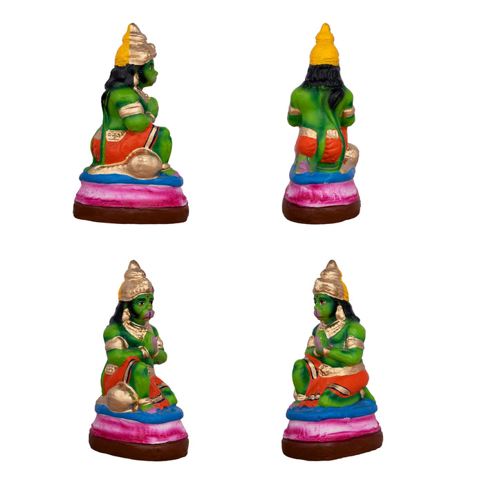 Ramar Clay Golu Bommai Set - 13 x 4 Inches | Giri Golu Doll/ Navaratri Golu Bomma/Gombe/Bommai