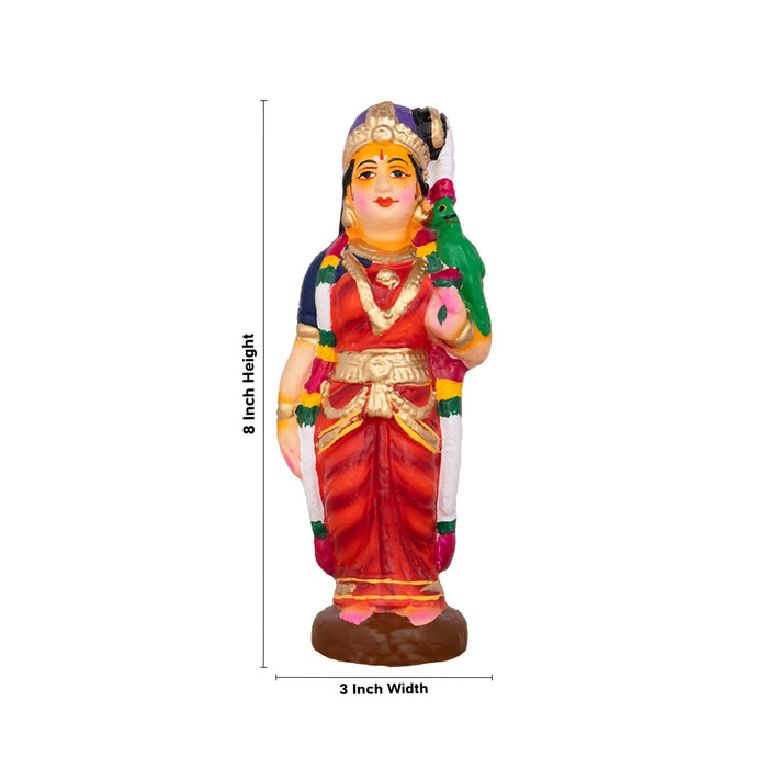 Azhwargal Clay Golu Bommai Set - 8 X 3 Inches | Navratri Gombe/ Golu Doll For Navaratri Decor