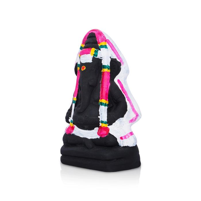 Pillayarpatti Ganesh Murti Paper Mache Golu Bommai- 7.5X5 Inches | Navratri Gombe/ Golu Doll For Navaratri Decor