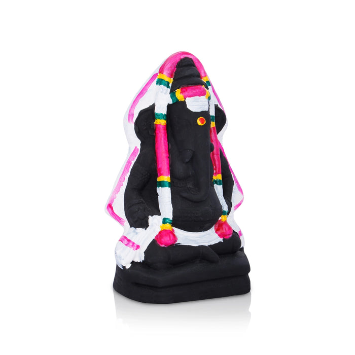 Pillayarpatti Ganesh Murti Paper Mache Golu Bommai- 7.5X5 Inches | Navratri Gombe/ Golu Doll For Navaratri Decor