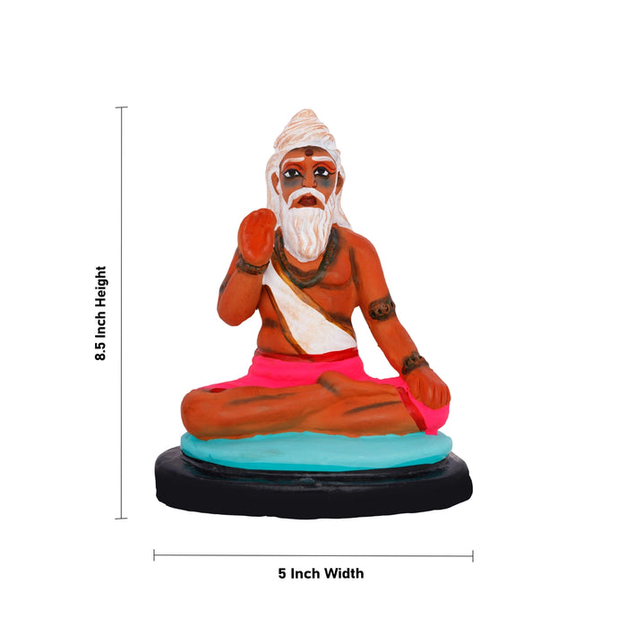 Saptarishi Clay Golu Bommai Set - 8.5 X 5 Inches | Navratri Gombe/ Giri Golu Doll For Navaratri Decor