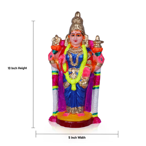 Vishalakshi - 12 Inches | GiriAus Golu Doll/ Clay/ Gowri Devi/ Navratri Bommai/ Gifts/ Showpiece