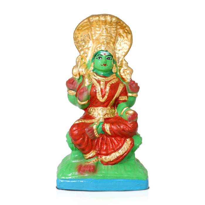 Amman Clay Golu Bommai - 8 x 4 Inches | Giri Golu Doll/ Navaratri Golu Bomma/Gombe/Bommai