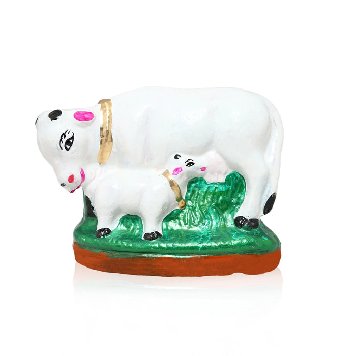 Krishna Govarthanagiri Clay Golu Bommai Set - 15 x 11.5 Inches | Giri Golu Doll/ Navaratri Golu Bomma/Gombe